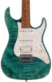 Suhr Standard Plus Guitar, Bahama Blue, Roasted Maple