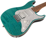 Suhr Standard Plus Guitar, Bahama Blue, Roasted Maple