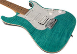 Suhr Standard Plus Guitar, Bahama Blue, Roasted Maple