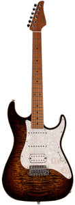 Suhr Standard Plus Guitar, Bengal Burst, Roasted Maple