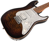 Suhr Standard Plus Guitar, Bengal Burst, Roasted Maple