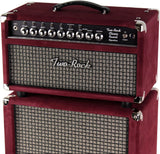 Two-Rock Classic Reverb Signature 100/50 Head, 2x12 Cab, Burgundy Suede