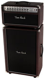 Two-Rock Classic Reverb Signature 40/20 Head, 2x12 Cab, Silverface, Brown Ostrich